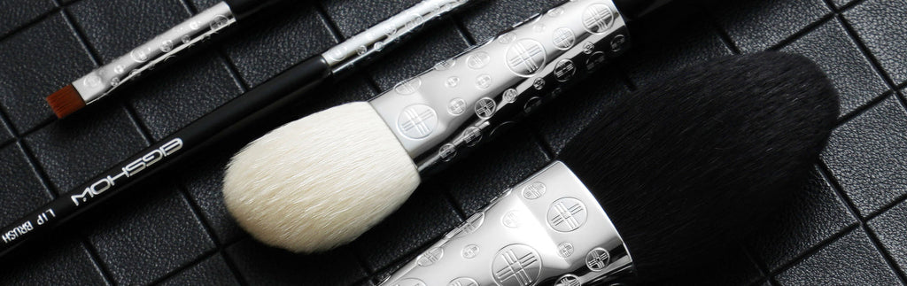 Eigshow Beauty Luxe Series 12 PCS Classic Makeup Brush Kit Bright Silver and Option Brushes
